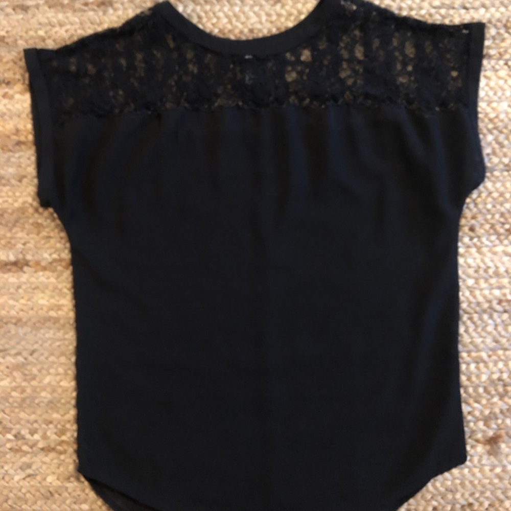 Black lace top